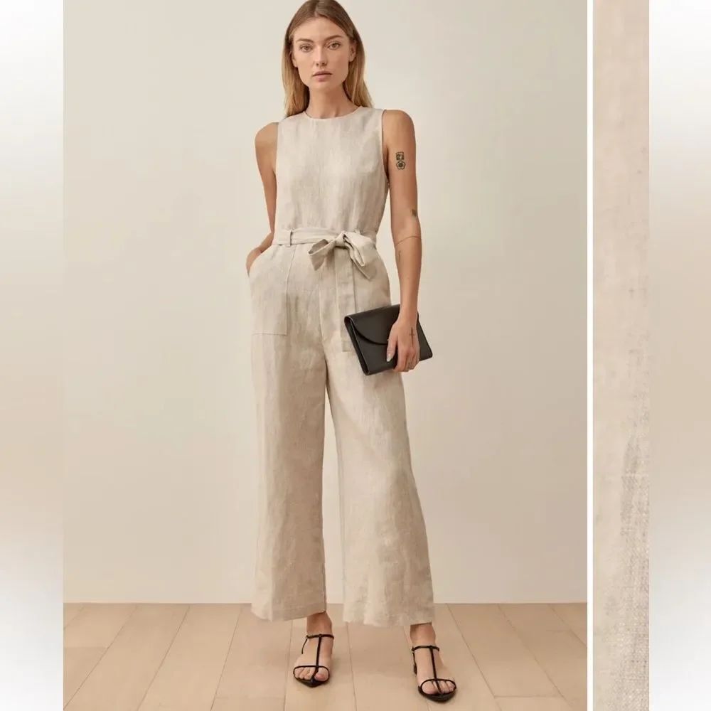Reformation Naomi linen jumpsuit